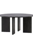 Vind Askerön Sofa Table ⌀80 - Black FSC 100% - vivahabitat.com