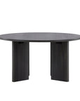 Vind Askerön Sofa Table ⌀80 - Black FSC 100% - vivahabitat.com
