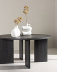 Vind Askerön Sofa Table ⌀80 - Black FSC 100% - vivahabitat.com