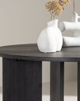 Vind Askerön Sofa Table ⌀80 - Black FSC 100% - vivahabitat.com