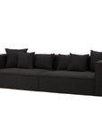 Vind Gillholmen Sofa - Black / Black Boucle - vivahabitat.com