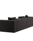 Vind Gillholmen Sofa - Black / Black Boucle - vivahabitat.com