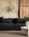Vind Gillholmen Sofa - Black / Black Boucle - vivahabitat.com