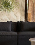 Vind Gillholmen Sofa - Black / Black Boucle - vivahabitat.com