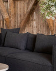 Vind Gillholmen Sofa - Black / Black Boucle - vivahabitat.com
