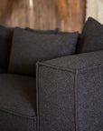 Vind Gillholmen Sofa - Black / Black Boucle - vivahabitat.com