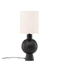 Vind Mysterna Table Lamp - Black / Fabric Beige - vivahabitat.com