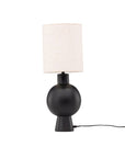 Vind Mysterna Table Lamp - Black / Fabric Beige - vivahabitat.com