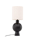 Vind Mysterna Table Lamp - Black / Fabric Beige - vivahabitat.com