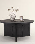 Vind Saltö Small Sofa Table - Black / Wood - vivahabitat.com