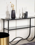 Wavy - Side Table - Black / Black - vivahabitat.com
