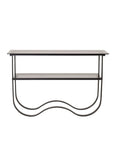 Wavy - Side Table - Black / Black - vivahabitat.com