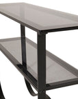 Wavy - Side Table - Black / Black - vivahabitat.com