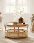 Grace Artisanal Coffee Table Rattan