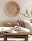 Natural Boho Chic & Japandi Large Wall Plate