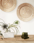 Natural Boho Chic & Japandi Large Wall Plate