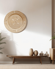 Natural Boho Chic & Japandi Large Wall Plate