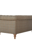 Multi Tweed 2 Seat Chesterfield
