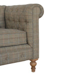 Multi Tweed 2 Seat Chesterfield