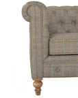 Multi Tweed 2 Seat Chesterfield
