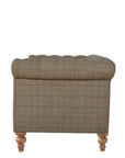 Multi Tweed 2 Seat Chesterfield