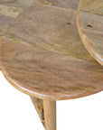 Oak-ish Nordic Nesting Stools/Tables
