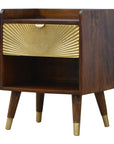 Manila Gold One Drawer Bedside