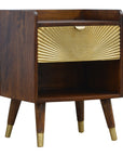Manila Gold One Drawer Bedside