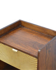 Manila Gold One Drawer Bedside