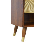 Manila Gold One Drawer Bedside