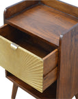 Manila Gold One Drawer Bedside