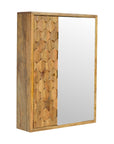 Pineapple Carved Mirror Cabinet