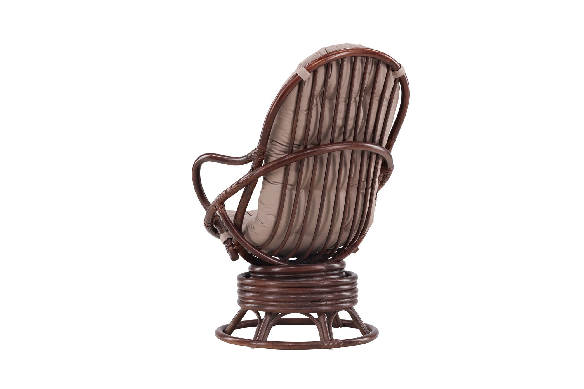 Venture Home Swing Loungechair Rattan - Dark walnut / Beige