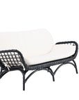 Venture Home Moana Sofa - Black / White Spunpolyster
