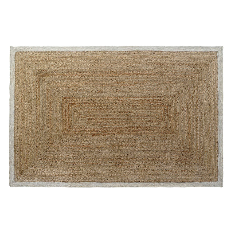 Carpet DKD Home Decor White Light brown Scandi 160 x 230 x 1 cm