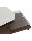 Centre Table DKD Home Decor 80 x 60 x 38 cm Crystal Aluminium MDF Wood