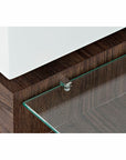 Tischdekoration DKD Home Decor 80 x 60 x 38 cm Kristall Aluminium Holz MDF