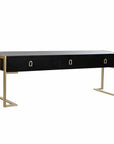 Centre Table DKD Home Decor 150 x 36 x 48 cm Metal Wood Aluminium