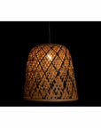 Ceiling Light DKD Home Decor Black Brown 220 V 50 W (41 x 41 x 39 cm)