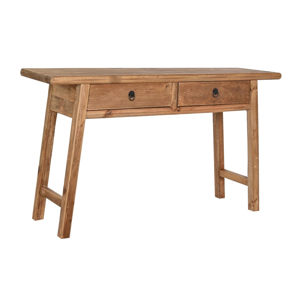 Console DKD Home Decor Natural Wood Pinewood Recycled Wood 140 x 38 x 80 cm
