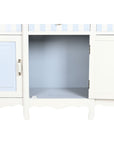 Aparador DKD Home Decor Blanco Azul cielo (140 x 45 x 90 cm)