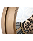 Reloj de Pared DKD Home Decor Dorado Cristal Hierro 65 x 13 x 65 cm