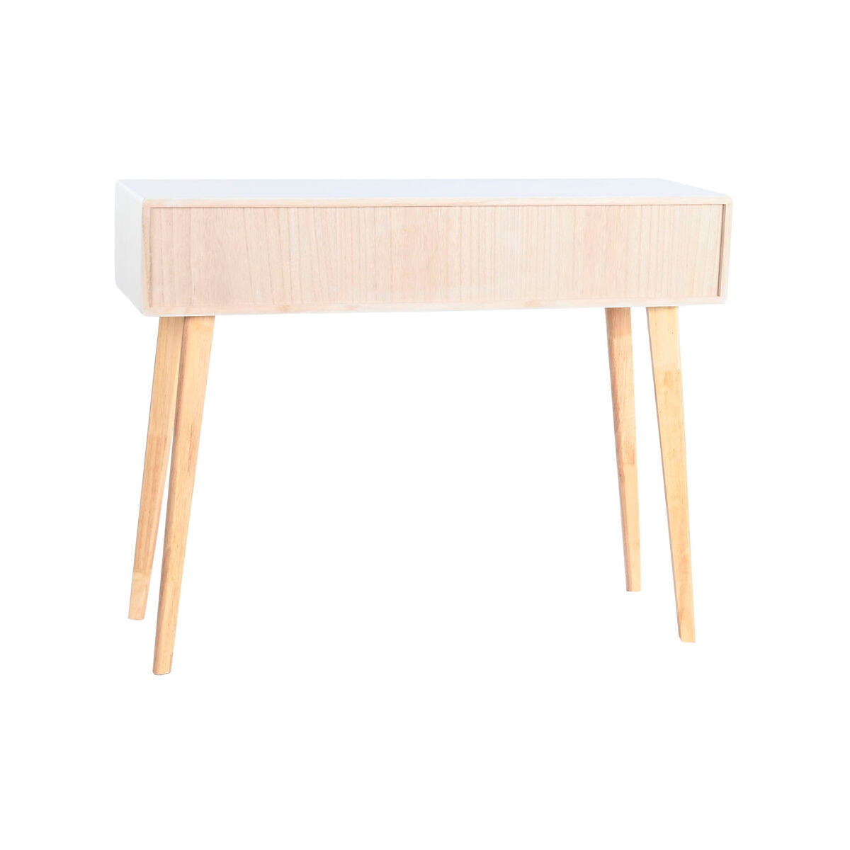 Console DKD Home Decor White Paolownia wood 100 x 30 x 78 cm
