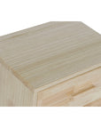 Nachttisch DKD Home Decor natürlich Kautschuk Paulonia-Holz Holz MDF 40 x 30 x 48 cm