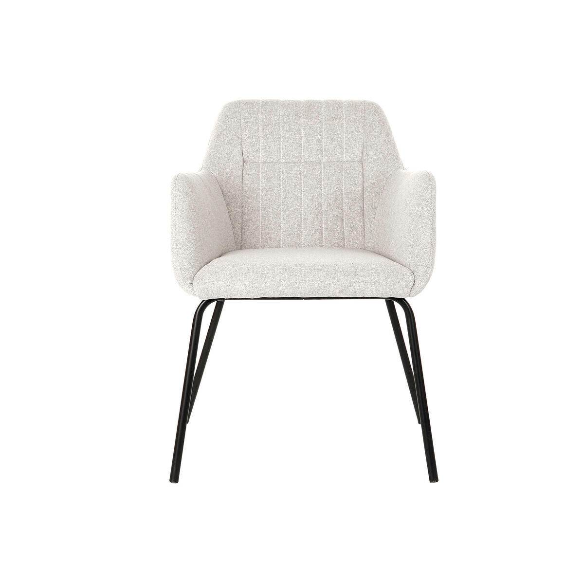 Chair DKD Home Decor Beige Metal 59,5 x 60,5 x 78 cm