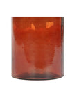 Vase DKD Home Decor Terracotta Rope Tempered Glass 25 x 25 x 75 cm