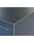 Schubladenschrank DKD Home Decor Blau Gold Tanne Holz MDF Orientalisch 63 x 27 x 101 cm