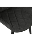 Dining Chair DKD Home Decor Black Dark grey Polyurethane 54 x 59 x 85 cm
