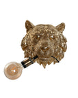 Wall Lamp Home ESPRIT Golden Resin 50 W Colonial Tiger 220 V 27,5 x 20,5 x 27 cm