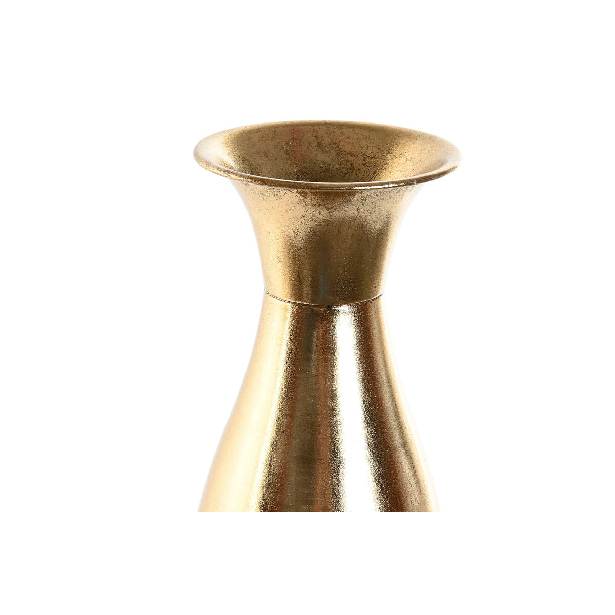 Vase Home ESPRIT Golden Metal 14 x 14 x 69 cm